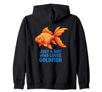 Juste Un garçon Qui Aime Les Poissons Rouges Sweat à Capuche