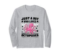 Juste Un garçon Qui Aime Les poulpes Funny Octopus Manche Longue
