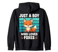 Juste Un garçon Qui Aime Les Renards Funny Fox Lover Kids Sweat à Capuche