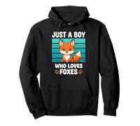 Juste Un garçon Qui Aime Les Renards Funny Fox Lover Kids Sweat à Capuche