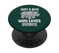 Juste Un garçon Qui Aime Les rhinocéros, Futur défenseur de l'environnement PopSockets PopGrip Adhésif