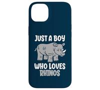 Juste Un garçon Qui Aime Les rhinocéros, Futur zoologiste Coque pour iPhone 14 Plus