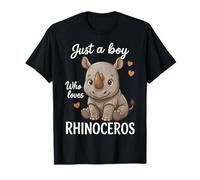Juste Un garçon Qui Aime Les rhinocéros T-Shirt