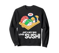 Juste Un garçon Qui Aime Les sushis Cute Kawaii Sushi Sweatshirt