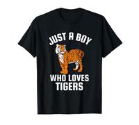 Juste Un garçon Qui Aime Les Tigres T-Shirt