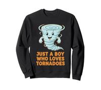 Juste Un garçon Qui Aime Les tornades Sweatshirt