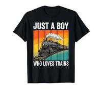 Juste Un garçon Qui Aime Les Trains T-Shirt