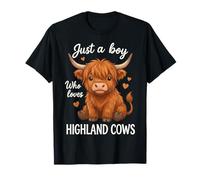 Juste Un garçon Qui Aime Les Vaches des Highlands T-Shirt
