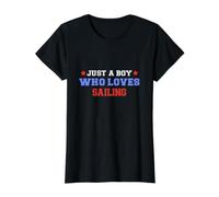 Juste Un garçon Qui Aime Naviguer, Un Marin drôle T-Shirt Graphique avec Valeur