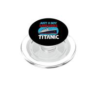 Juste Un garçon Qui Aime Titanic Voyage Ship Boys pour PopSockets PopGrip pour MagSafe