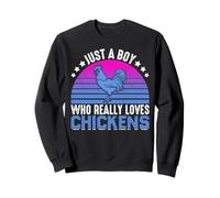 Juste Un garçon Qui Aime Vraiment Les Poulets Sweatshirt