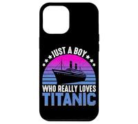 Juste Un garçon Qui Aime Vraiment Titanic Coque pour iPhone 12 Pro Max