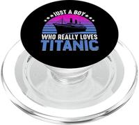 Juste Un garçon Qui Aime Vraiment Titanic PopSockets PopGrip pour MagSafe