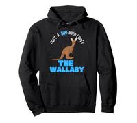 Juste Un garçon Qui Aime Wallabys Cute Boys Fun Love Wallaby Sweat à Capuche