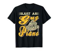Juste Un Gars Qui Adore Jouer du Piano drôle Style T-Shirt