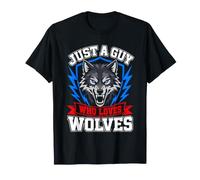 Juste Un Gars Qui Aime Les Loups T-Shirt