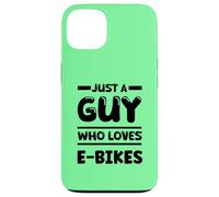 Juste un gars qui aime les vélos électriques Coque pour iPhone 13