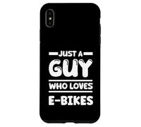 Juste un gars qui aime les vélos électriques Coque pour iPhone XS Max