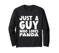 Juste Un Gars Qui Aime Panda Manche Longue