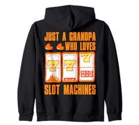Juste un grand-père qui aime les machines à sous Sweat à Capuche