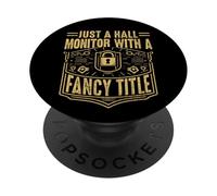 Juste Un Moniteur d'entrée avec Une sécurité de Titre Fantaisie PopSockets PopGrip Adhésif