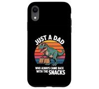 Juste Un Papa Qui est Revenu avec des Snacks Dino Coque pour iPhone XR