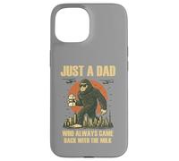 Juste Un Papa Qui revenait Toujours avec du Lait Funny Papa Bigfoot Coque pour iPhone 15