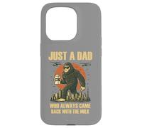 Juste Un Papa Qui revenait Toujours avec du Lait Funny Papa Bigfoot Coque pour iPhone 15 Pro
