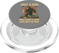 Juste Un Papa Qui revenait Toujours avec du Lait Funny Papa Bigfoot PopSockets PopGrip pour MagSafe