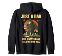 Juste Un Papa Qui revenait Toujours avec du Lait Funny Papa Bigfoot Sweat à Capuche