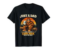 Juste Un Papa Qui revenait Toujours avec Le Lait Funny Bigfoot T-Shirt