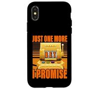 Juste un pari de plus je promets Lucky Slot Machine Gambling Coque pour iPhone X/XS