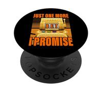 Juste un pari de plus je promets Lucky Slot Machine Gambling PopSockets PopGrip Adhésif