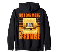 Juste un pari de plus je promets Lucky Slot Machine Gambling Sweat à Capuche
