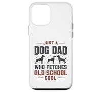 Juste Un père de Chien Qui va Chercher Un Amoureux de la Vieille école et du rétro des années 80 Coque pour iPhone 12 Mini