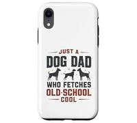 Juste Un père de Chien Qui va Chercher Un Amoureux de la Vieille école et du rétro des années 80 Coque pour iPhone XR