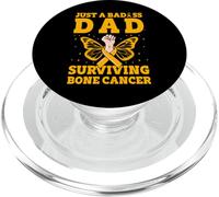Juste Un père Dur à Cuire Qui survit à Bone Cancer Warrior Men PopSockets PopGrip pour MagSafe