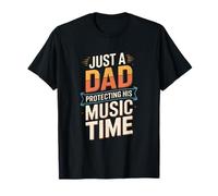 Juste Un père Qui protège sa Musique Time Retro T-Shirt