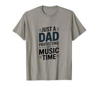 Juste Un père Qui protège Son Temps passé à écouter de la Musique T-Shirt