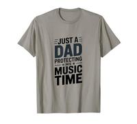 Juste Un père Qui protège Son Temps passé à écouter de la Musique T-Shirt