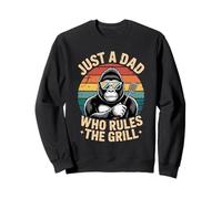 Juste un père qui règne sur le grill La fête des pères Sweatshirt