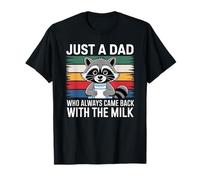 Juste un père qui revenait toujours de sa femme et de son fils pour la fête des pères T-Shirt