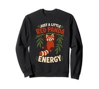 Juste Un Petit Panda Roux Plein d'énergie Sweatshirt