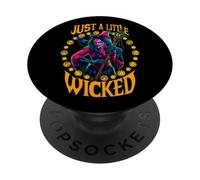 Juste Un Petit Truc ou Une friandise de sorcière pour Halloween PopSockets PopGrip Adhésif