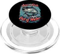 Juste Un Poisson Hors de l'eau Pêche en mer PopSockets PopGrip pour MagSafe