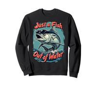 Juste Un Poisson Hors de l'eau Pêche en mer Sweatshirt