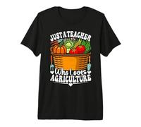 Juste Un Professeur Qui Aime l'agriculture AG Teacher Animal Lover T-Shirt Haut de Gamme