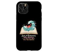 Juste Un Rat de bibliothèque Qui a sa Place sur la Plage Coque pour iPhone 11 Pro