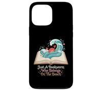 Juste Un Rat de bibliothèque Qui a sa Place sur la Plage Coque pour iPhone 13 Pro Max