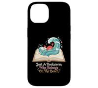 Juste Un Rat de bibliothèque Qui a sa Place sur la Plage Coque pour iPhone 14